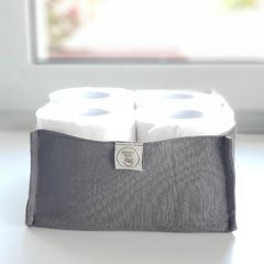 Cesto porta rollos gris - comprar online