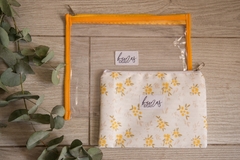 Set estuches duo florcitas amarillas