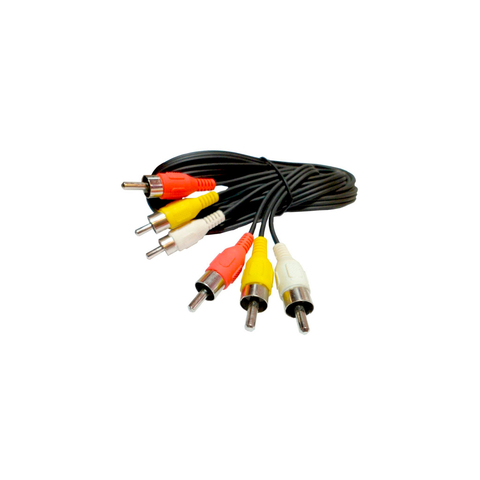 Cable 3 RCA a 3 RCA 3 Metros