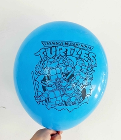 10 globos impresos Tortugas Ninja en internet