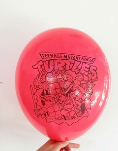 10 globos impresos Tortugas Ninja - Festiball - Tienda de globos
