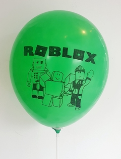 10 globos impresos Roblox en internet