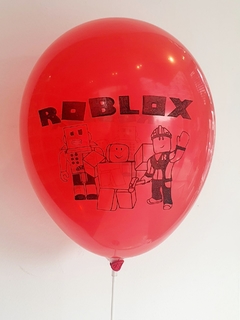 10 globos impresos Roblox - comprar online