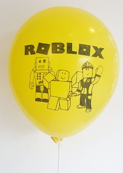 10 globos impresos Roblox