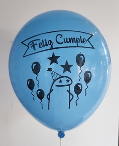 10 globos feliz cumple Forkito - Festiball - Tienda de globos