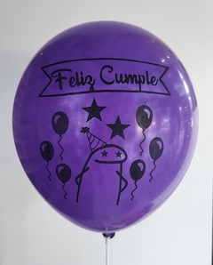 10 globos feliz cumple Forkito - tienda online