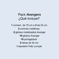 Combo kit Avenger - comprar online