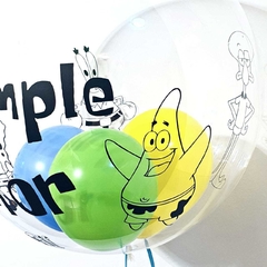 Bubble impresa 360 inflada con helio - comprar online