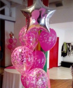 Globo con confetti inflado con helio (por unidad) en internet