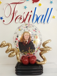 Piñata Tema Harry Potter, personalizada con foto de Sofia