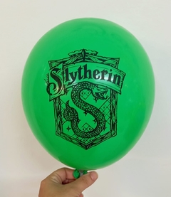 10 globos Escudo Slytherin