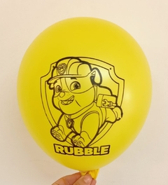 10 globos Paw Patrol personajes en internet