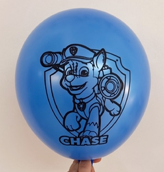 10 globos Paw Patrol personajes