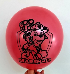 10 globos Paw Patrol personajes - comprar online