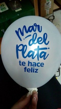 100 Globos impresos publicitarios