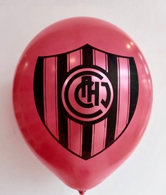 10 globos impresos escudo de Chaca