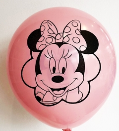10 globos Minnie