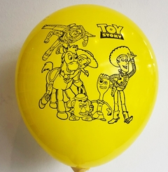 10 globos impresos Toy story