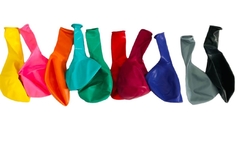 10 globos 18" o piñatas. colores surtidos - comprar online
