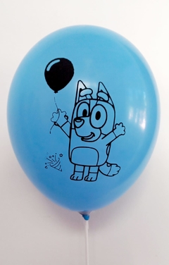 10 globos impresos Bluey - comprar online