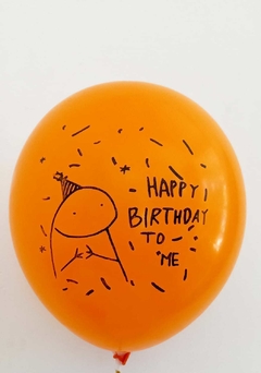 10 globo Happy Birthday to me