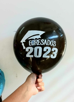 10 globos egresados 2023 Birrete - comprar online