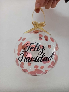 MINI BUBBLE PERSONALIZADA FELIZ NAVIDAD