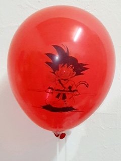 10 Globos impresos Goku - tienda online