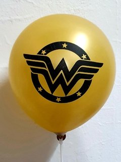 10 Globos Impresos Mujer Maravilla - tienda online