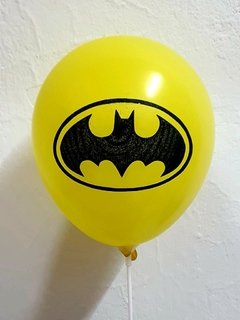 10 globos Batman impresos