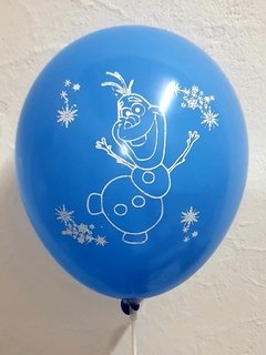 10 globos Olaf impresos