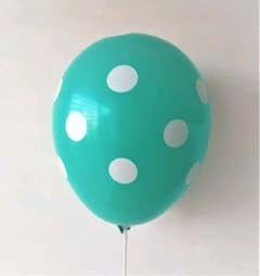 10 globos impresos con lunares 2 - comprar online