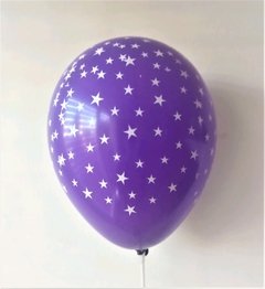 10 globos impresos con estrellas - Festiball - Tienda de globos