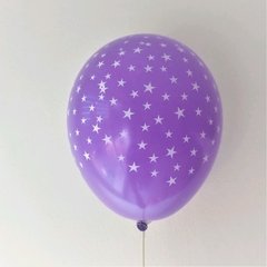 10 globos impresos con estrellas II - comprar online