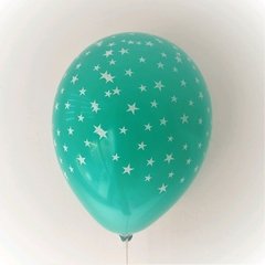 10 globos impresos con estrellas II - Festiball - Tienda de globos