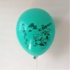 10 globos impresos minecraft