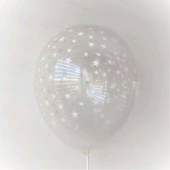 10 globos impresos con estrellas III