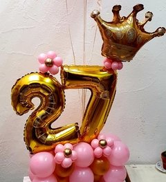 Balloon Bouquet con corona chica - comprar online