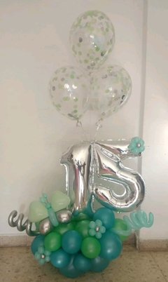Balloon bouquet 15 años
