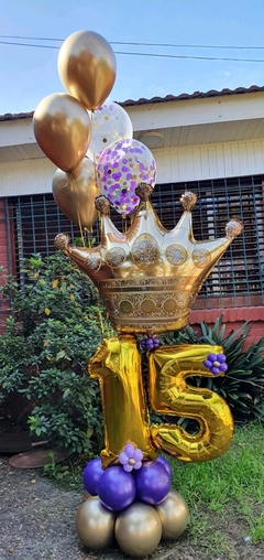 Balloon bouquet Reina de 15