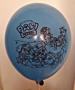 10 Globos Impresos Paw Patrol - Festiball - Tienda de globos