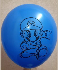 10 Globos impresos Mario - comprar online