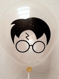 10 Globos Impresos Harry Potter