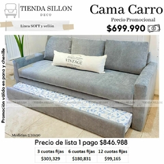 Sofá Cama (carro elevable)