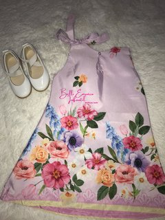 Vestido trapézio floral 06 - comprar online