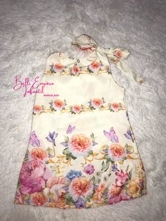 Vestido trapézio floral 01