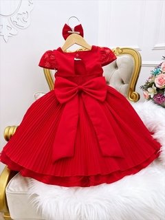 Vestido Sueli vermelho na internet