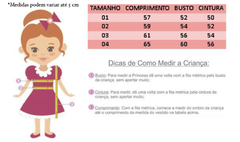 Vestido Thayse realeza azul bebê - Belli Empório Infantil