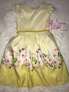 Imagem do Vestido Jardim floral amarelo