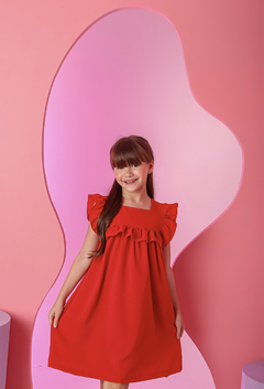 Vestido Agnes vermelho - comprar online